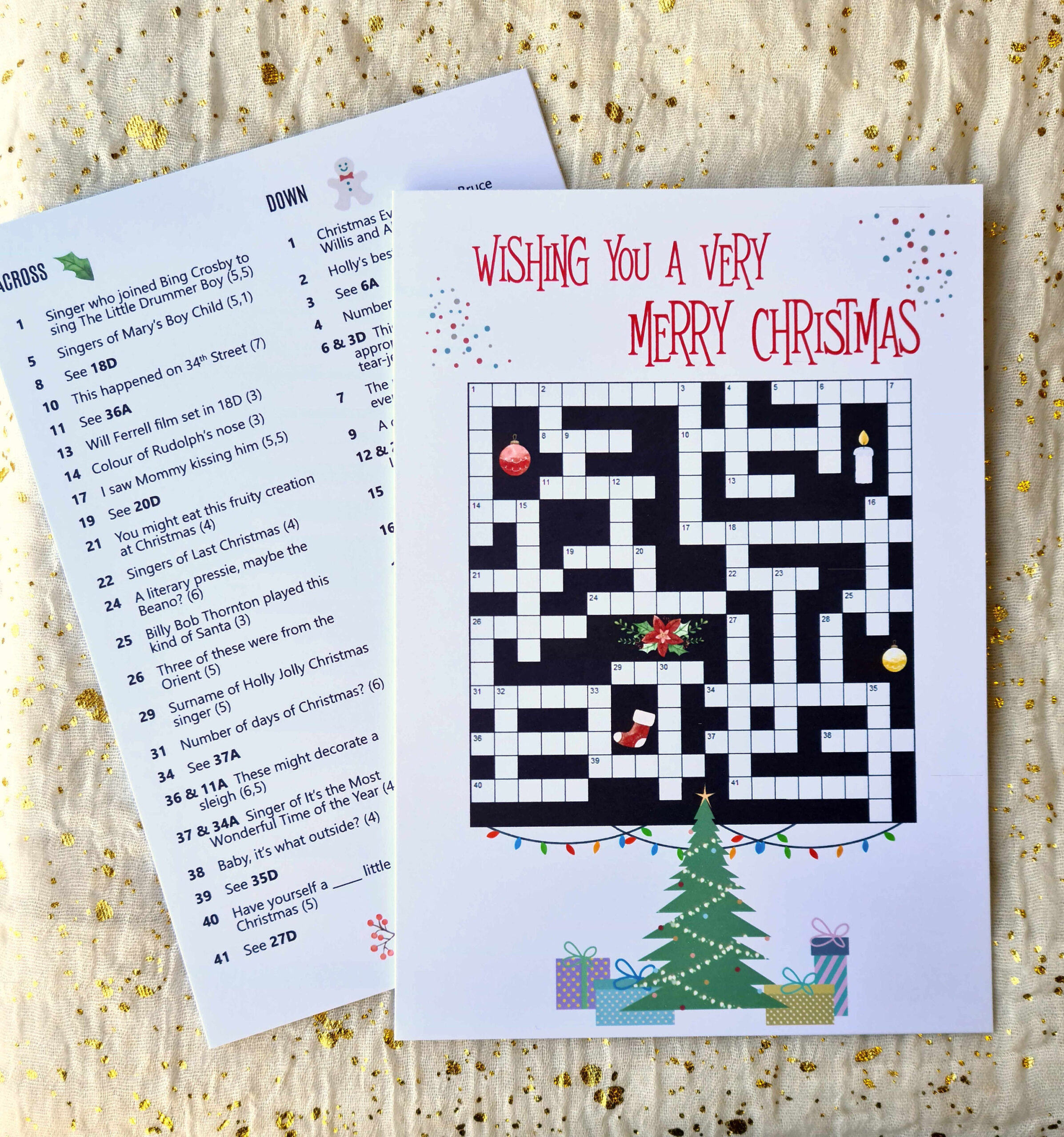 christmas crossword puzzle card festive holiday greetings card with regard to christmas song trio crossword scaled Christmas Crossword Puzzle Card: Festive Holiday Greetings Card with regard to Christmas Song Trio Crossword