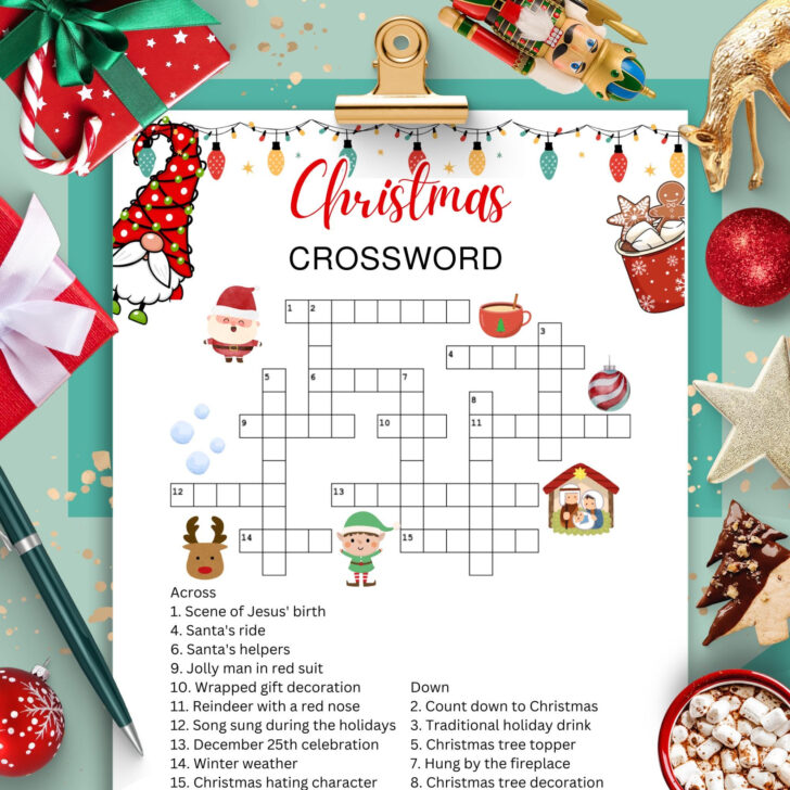Christmas Topper Crossword Clue Christmas Topper Crossword Clue