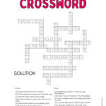 Christmas Crossword Puzzle   Cute & Free Printable | Saturdaygift Inside Free Christmas Crosswords With Answers