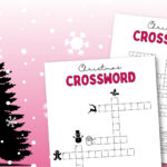 Christmas Crossword Puzzle   Cute & Free Printable | Saturdaygift Pertaining To Christmas Rose Crossword Clue