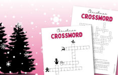 Christmas Crossword Puzzle - Cute &amp; Free Printable | Saturdaygift pertaining to Christmas Rose Crossword Clue