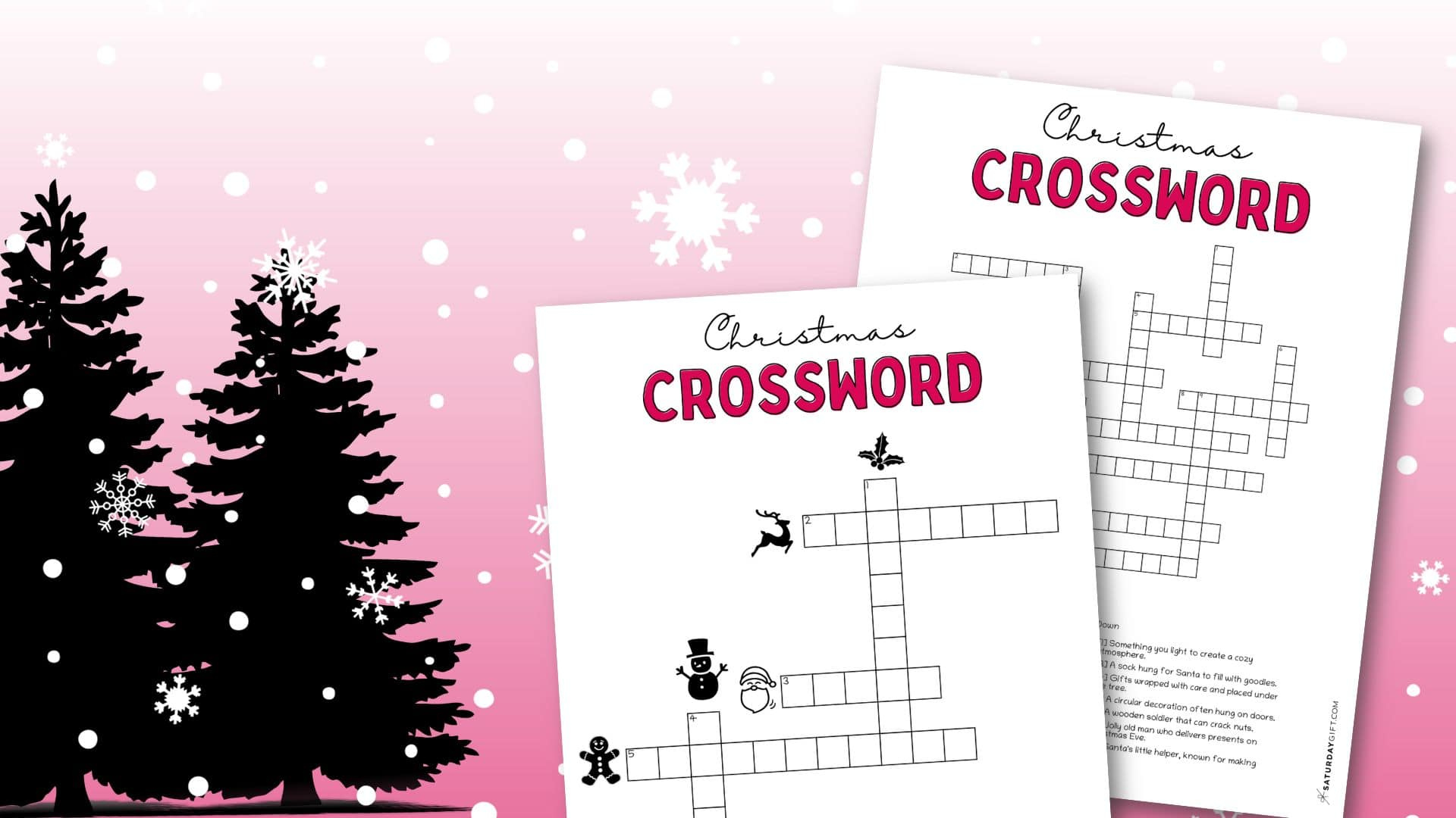 christmas crossword puzzle cute free printable saturdaygift pertaining to christmas rose crossword clue Christmas Crossword Puzzle - Cute & Free Printable | Saturdaygift pertaining to Christmas Rose Crossword Clue