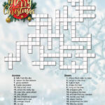 Christmas Crossword Puzzle   Etsy Australia In Christmas Crossword Puzzle