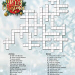 Christmas Crossword Puzzle   Etsy Australia With Crossword Puzzle For Christmas