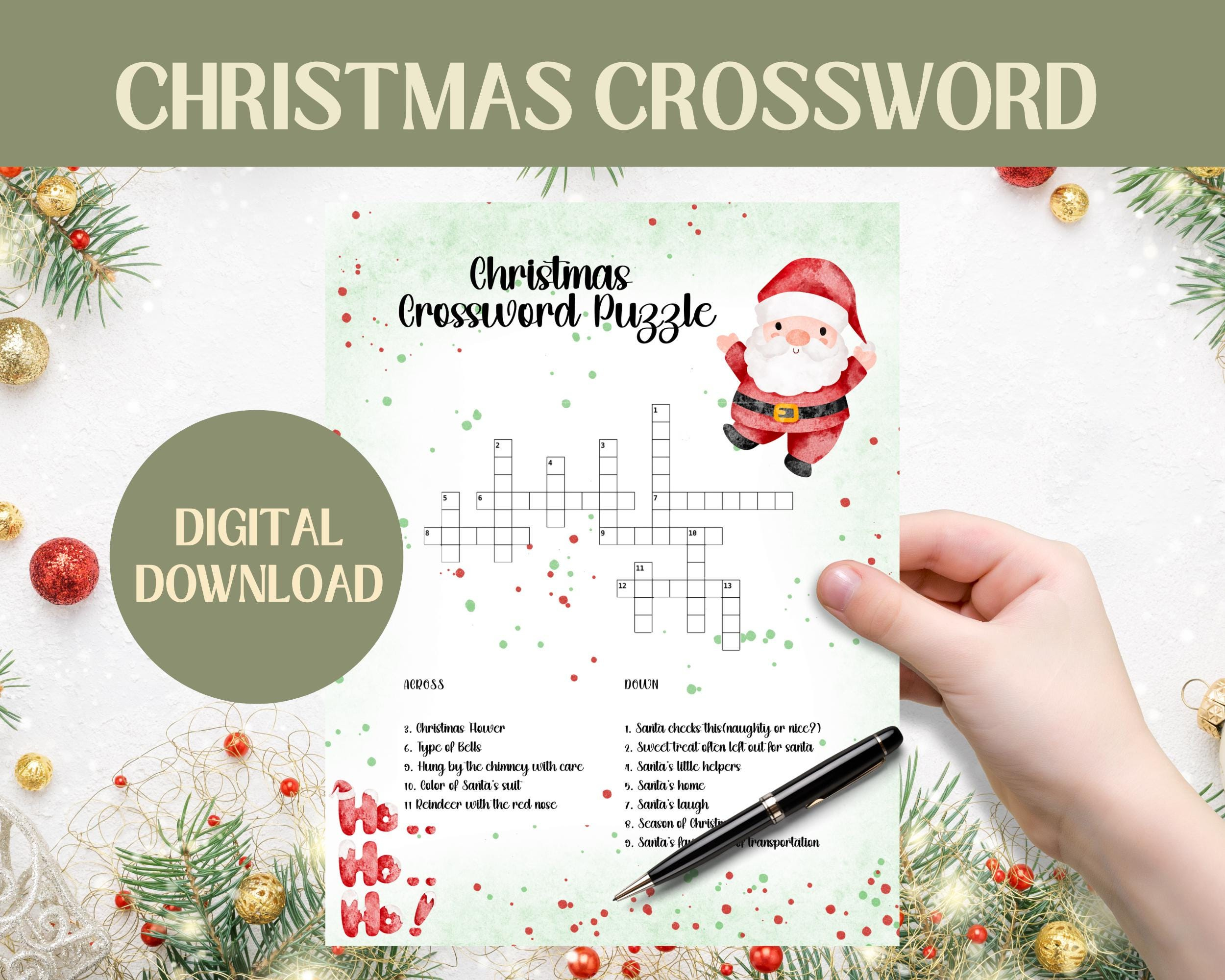 christmas crossword puzzle for children kids christmas activity inside la christmas setting crossword clue Christmas Crossword Puzzle For Children | Kids Christmas Activity inside La Christmas Setting Crossword Clue