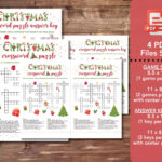 Christmas Crossword Puzzle Game Printable For Kids And Adults With It Might Get Decorated At Christmas Crossword