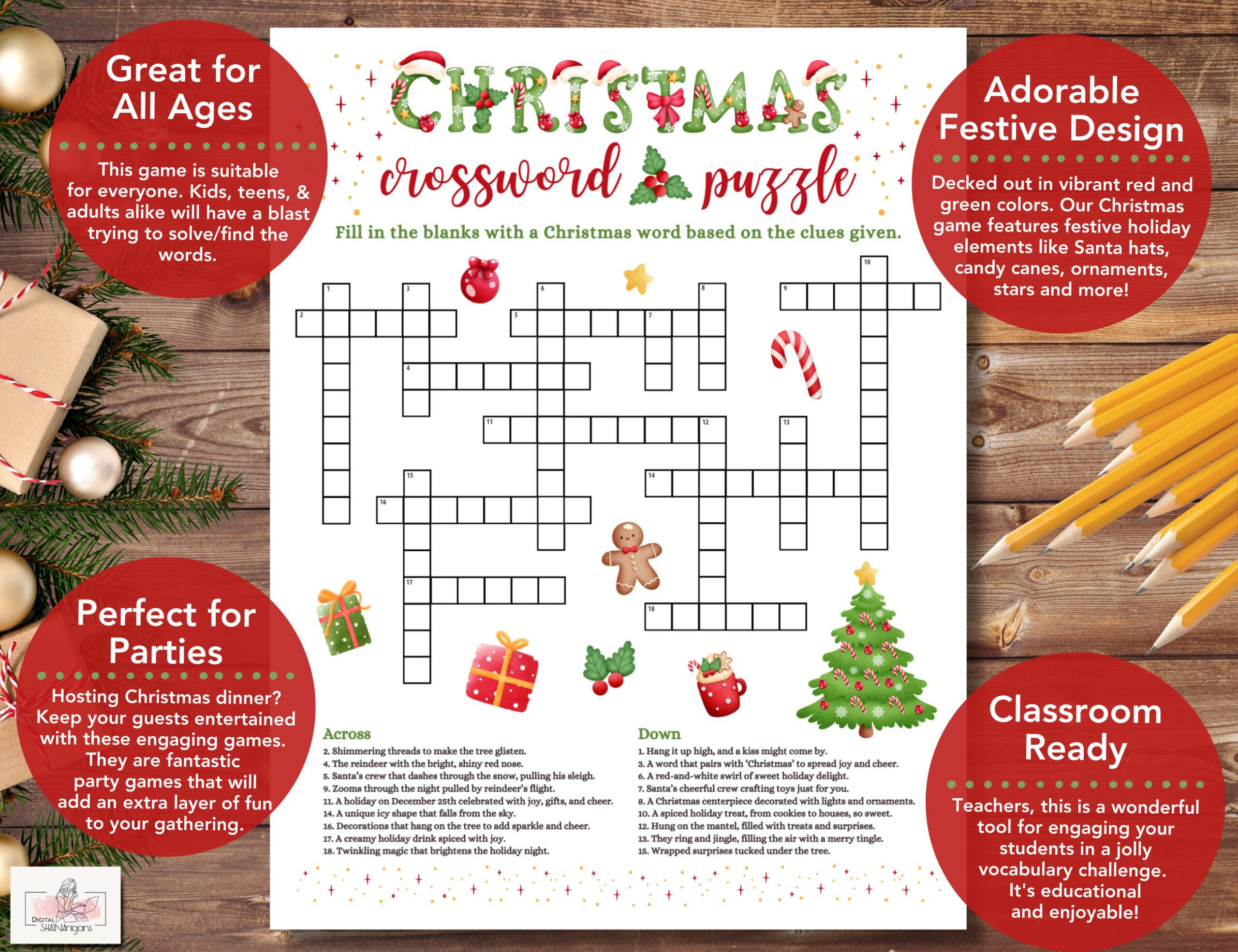 christmas crossword puzzle game printable for kids and adults with regard to christmas crossword for teens scaled Christmas Crossword Puzzle Game Printable For Kids And Adults with regard to Christmas Crossword For Teens