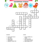 Christmas Crossword Puzzle Logo   Nest Of Posies In Easy Christmas Crossword Puzzle Printable