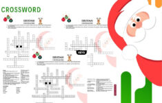 Christmas Crossword Puzzle Pack – Fun &amp; Engaging Holiday Activity with Period Before Christmas Crossword Clue