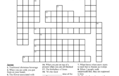 Christmas Crossword Puzzle – Wordmint inside Free Christmas Crossword Printable