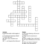 Christmas Crossword   Wordmint For Christmas Tree Choice Crossword Clue