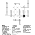 Christmas Crossword   Wordmint Pertaining To Decorative Spheres Christmas Crossword