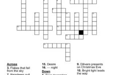 Christmas Crossword - Wordmint pertaining to Decorative Spheres Christmas Crossword