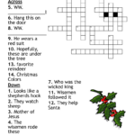 Christmas Eve Crossword   Wordmint Regarding It Falls On The Eve Of Christmas Eve Crossword Clue