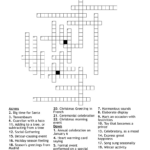 Christmas Festivities Crossword   Wordmint In After Christmas Event Crossword