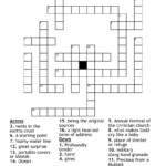 Christmas Fun Crossword   Wordmint With Christmas Fun Crossword Puzzle Answers