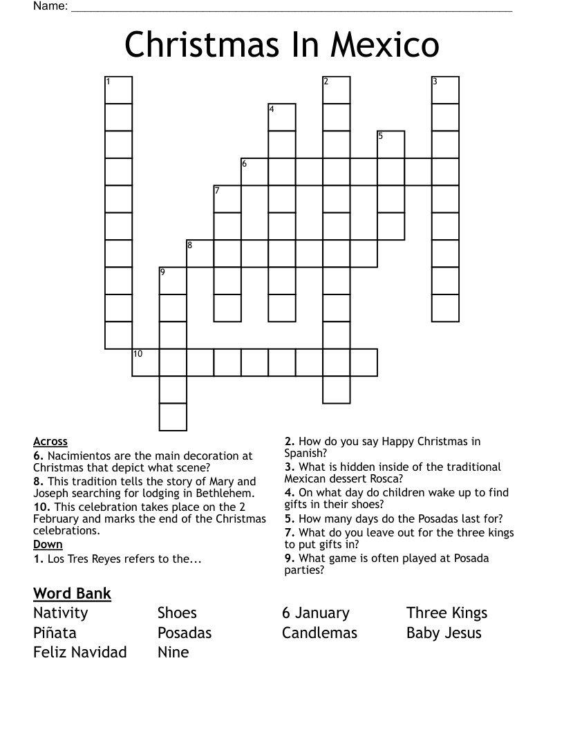 christmas in mexico crossword wordmint pertaining to posadas christmas tradition crossword clue Christmas In Mexico Crossword - Wordmint pertaining to Posadas Christmas Tradition Crossword Clue