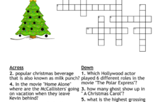 Christmas Movie Crossword - Wordmint inside Kringle At Christmas Crossword