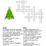 Christmas Movie Crossword   Wordmint Regarding Animated Christmas Film Crossword
