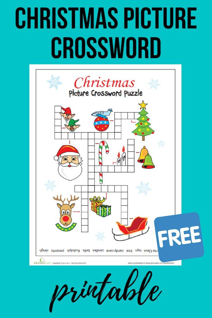 christmas picture crossword worksheet education with regard to christmas crossword puzzle education com Christmas Picture Crossword | Worksheet | Education with regard to Christmas Crossword Puzzle Education.com