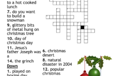 Christmas Spelling Words Crossword - Wordmint intended for Edible Christmas Ornament Crossword