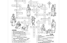 Christmas Story Crossword Puzzle - Printable within Free Christmas Crossword Puzzle