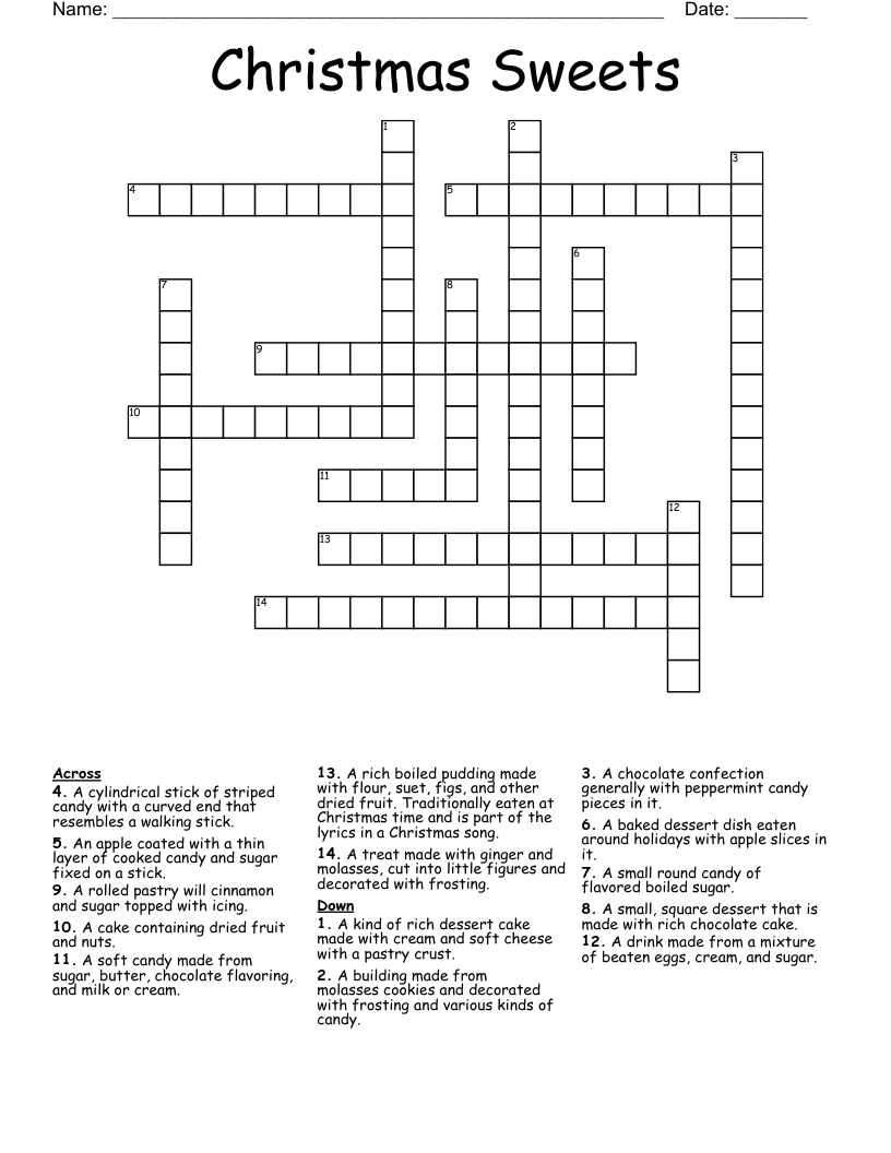 christmas sweets crossword wordmint pertaining to christmas baked treat crossword Christmas Sweets Crossword - Wordmint pertaining to Christmas Baked Treat Crossword