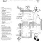 Christmas Themed Crossword Puzzles • Beeloo Printable Crafts And For He's Up Each Christmas Crossword Clue
