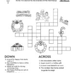 Christmas Themed Crossword Puzzles • Beeloo Printable Crafts And For White Christmas Wish Crossword