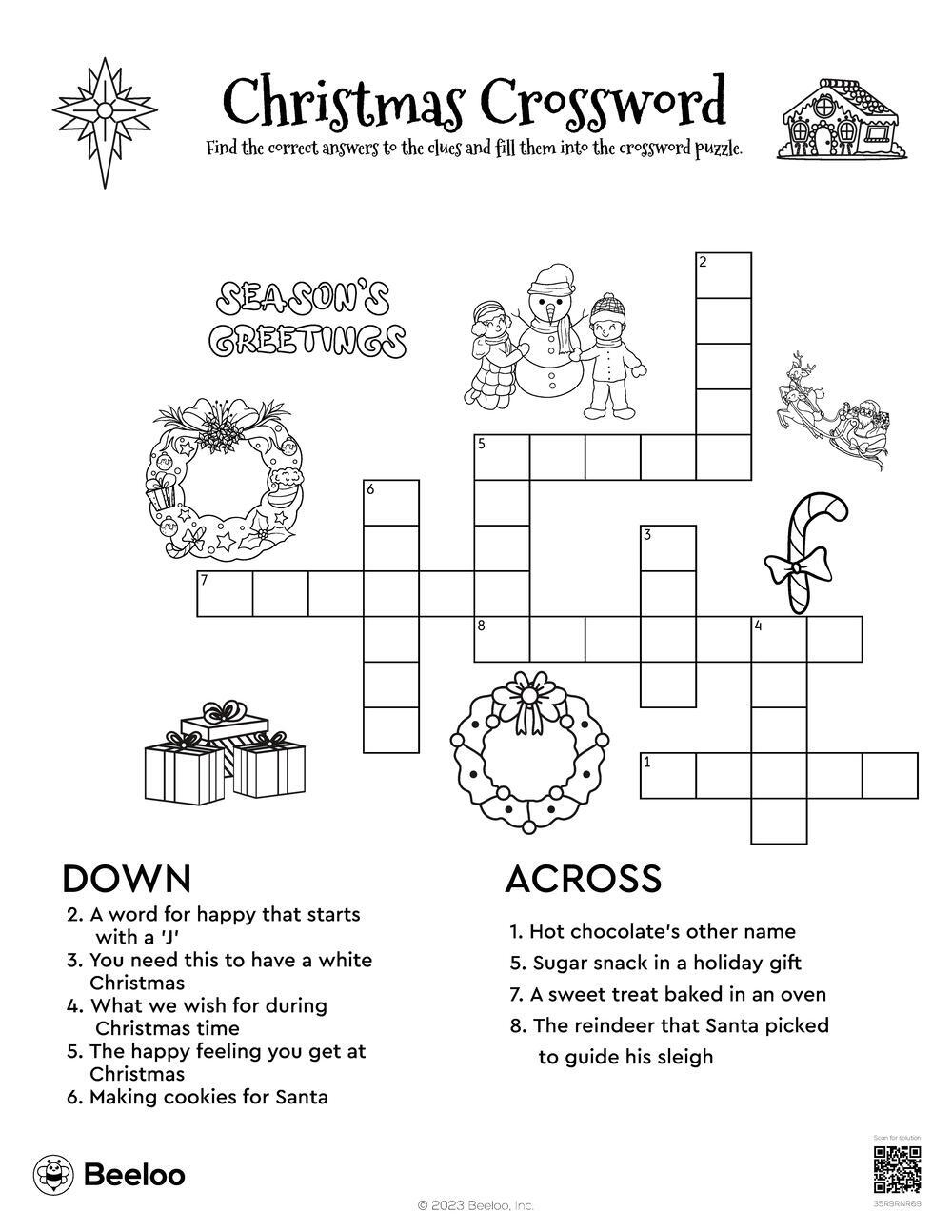 christmas themed crossword puzzles beeloo printable crafts and for white christmas wish crossword Christmas-Themed Crossword Puzzles • Beeloo Printable Crafts And for White Christmas Wish Crossword