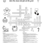 Christmas Themed Crossword Puzzles • Beeloo Printable Crafts And With Christmas Crossword Middle School