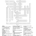 Christmas Themed Science Crossword   Wordmint Inside Christmas Science Crossword Answer Key