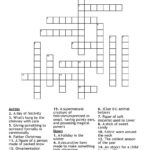 Christmas Time Is Here Crossword   Wordmint For Christmas Is Here Crossword Puzzle Answer Key