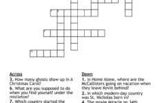 Christmas Traditions Crossword - Wordmint within Christmas Tradition Crossword Clue