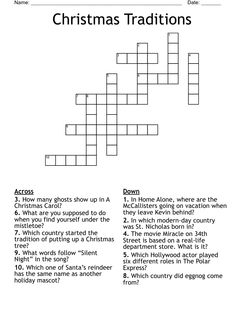 christmas traditions crossword wordmint within christmas tradition crossword clue Christmas Traditions Crossword - Wordmint within Christmas Tradition Crossword Clue