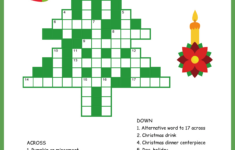 Christmas Tree Crossword with Christmas Time Sale Crossword Clue