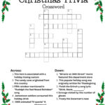 Christmas Trivia Crossword   Etsy Canada Inside Christmas Trivia Crossword Puzzle