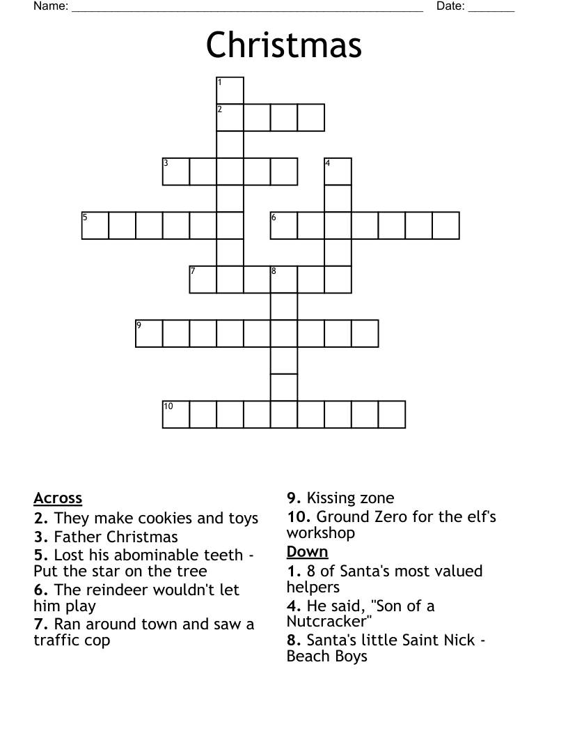 christmas trivia crossword wordmint for the holiday zone christmas crossword Christmas Trivia Crossword - Wordmint for The Holiday Zone Christmas Crossword