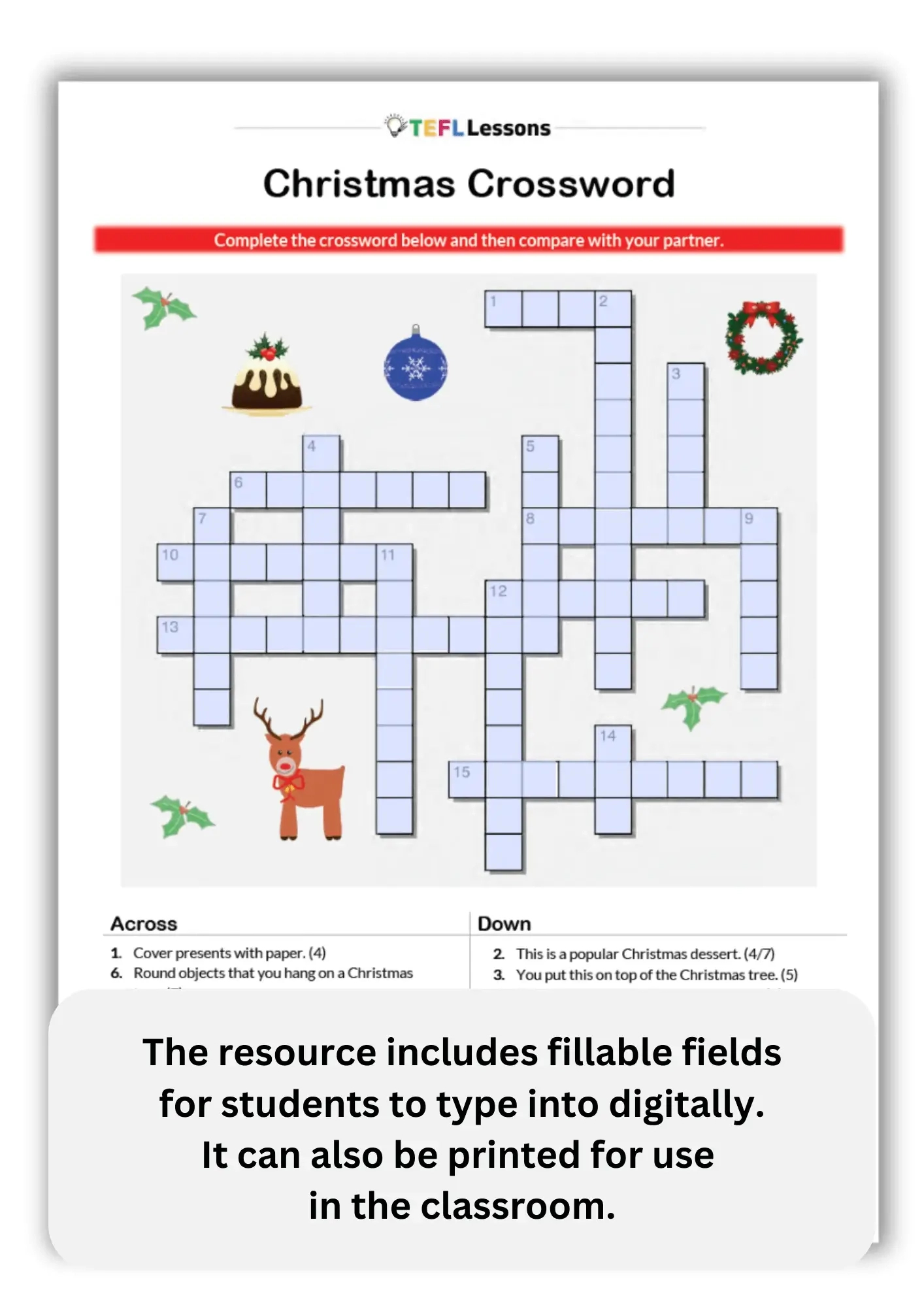 christmas vocabulary crossword esl christmas crossword puzzle intended for christmas material crossword clue Christmas Vocabulary Crossword – Esl Christmas Crossword Puzzle intended for Christmas Material Crossword Clue