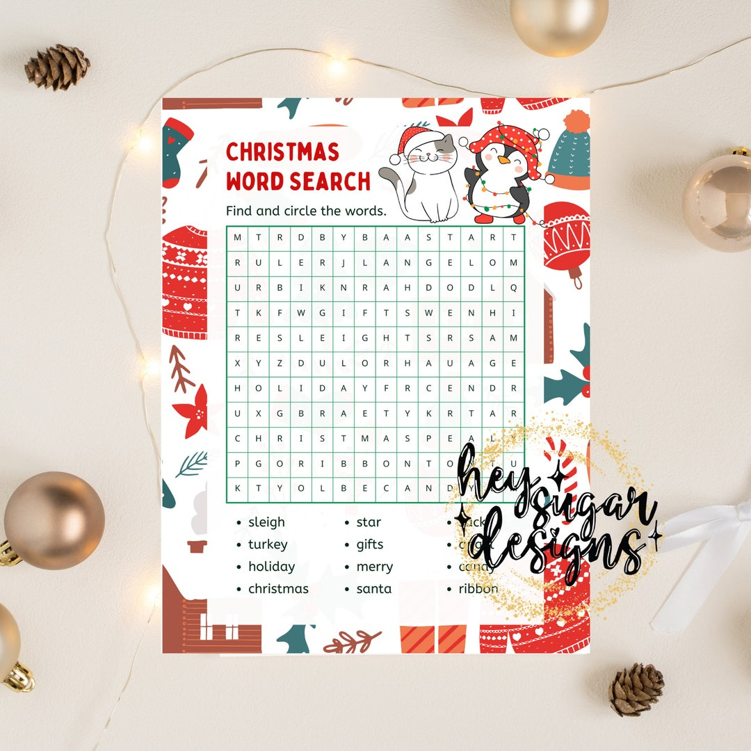 christmas word search christmas game printable game puzzle cat throughout christmas poem opener crossword Christmas Word Search, Christmas Game, Printable Game, Puzzle, Cat throughout Christmas Poem Opener Crossword