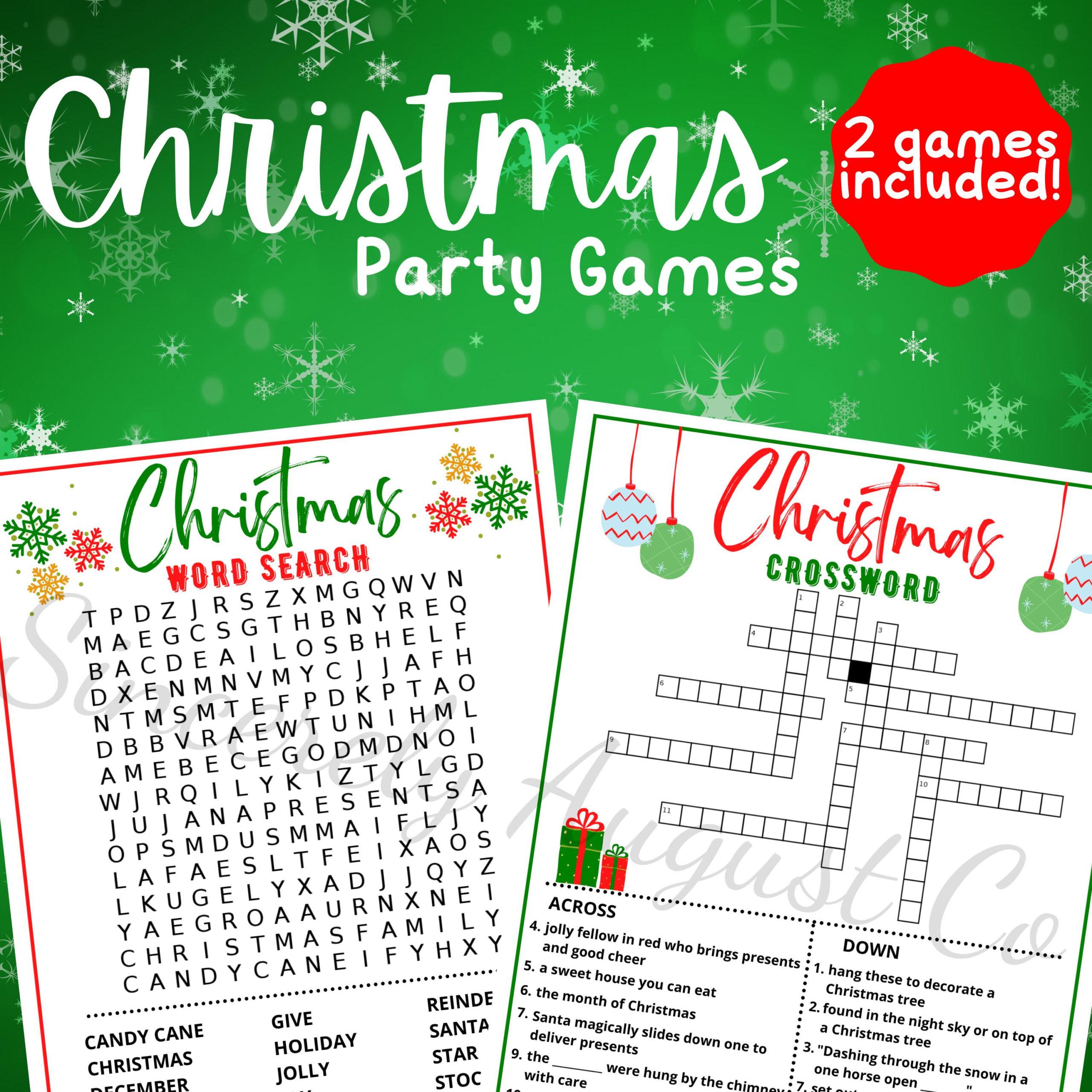 christmas word search crossword games printable etsy throughout christmas party crossword puzzle scaled Christmas Word Search & Crossword Games (Printable) - Etsy throughout Christmas Party Crossword Puzzle