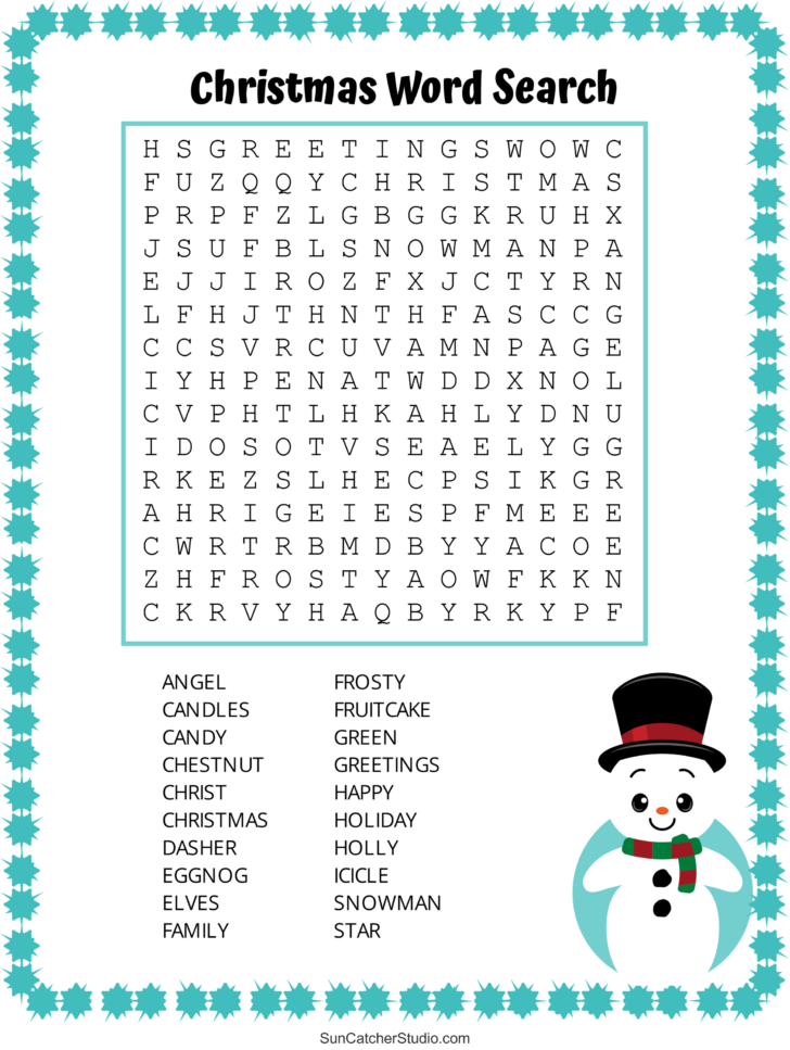 Christmas Crossword Puzzle and Word Search Christmas Crossword Puzzle and Word Search