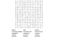 Christmas Word Search Printable Download | Pdf Instant Digital throughout Nightmare Before Christmas Crossword