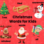Christmas Words For Kids | Abcmouse Within Christmas Eve Visitor Crossword