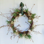 Contemporary Christmas Door Wreath | Bbc Gardeners World Magazine Intended For Christmas Wreath Material Crossword