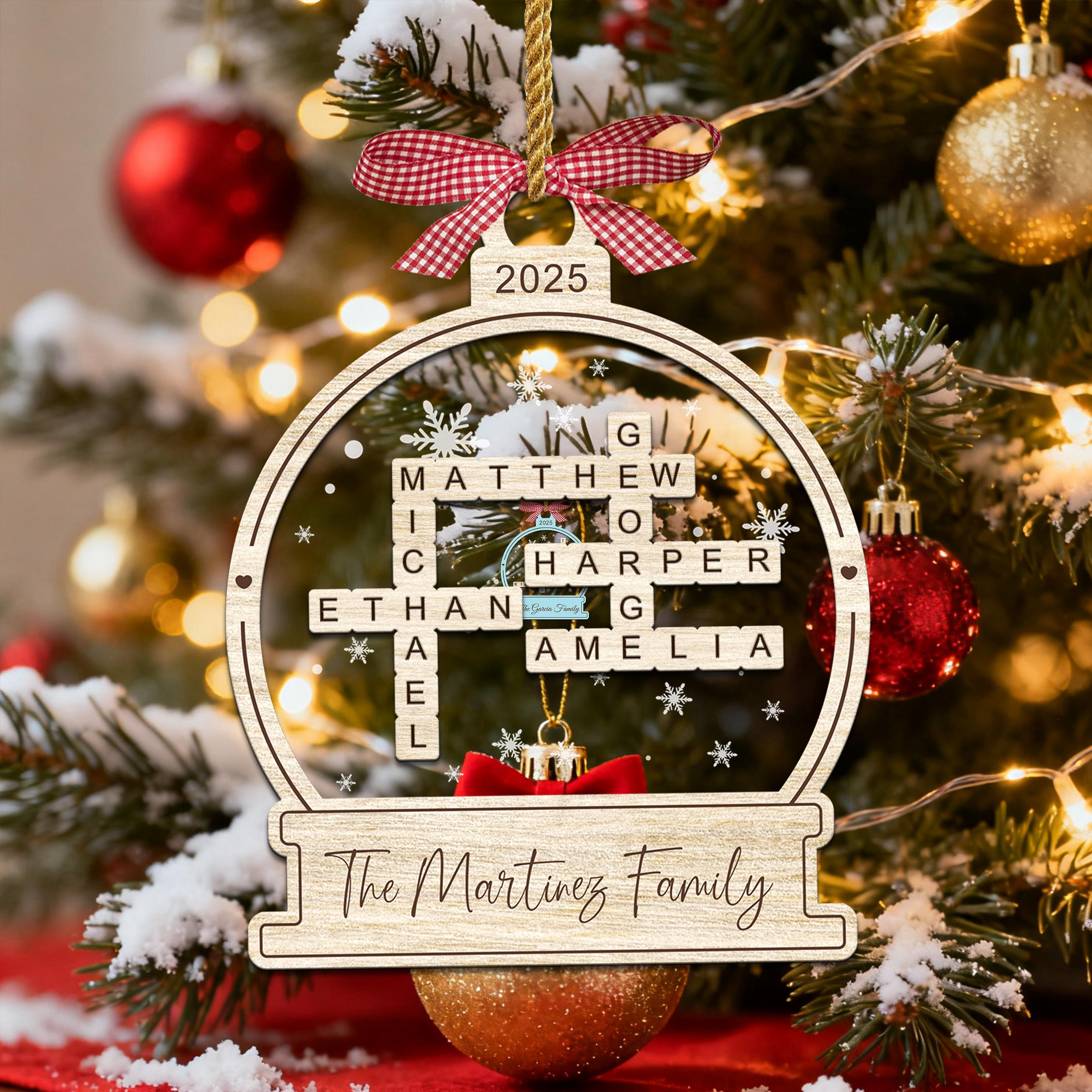 crossword ornament family etsy uk pertaining to spherical christmas tree ornament crossword clue Crossword Ornament Family - Etsy Uk pertaining to Spherical Christmas Tree Ornament Crossword Clue