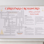Custom Christmas Crossword Puzzle: Giant Family Game (Digital Regarding Storage Area For Christmas Toys Crossword