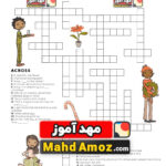 کاربرگ Christmas Crossword — مهدآموز For A Christmas Carol Name Crossword