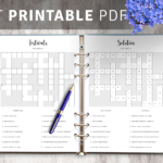 Download Printable Festivals Crossword Puzzle Pdf   Celebrate Inside Blank Log Christmas Dessert Crossword