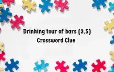 Drinking Tour Of Bars Crossword Clue Irish Daily Mail Quick (3,5 in Christmas Themed Pub Crawl Crossword